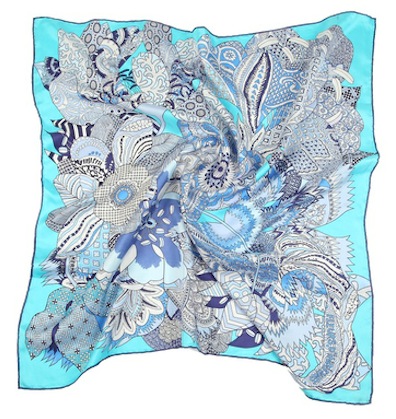 Custom Silk Satin Square Scarves