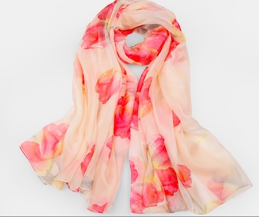 Silk Chiffon Printed Scarves