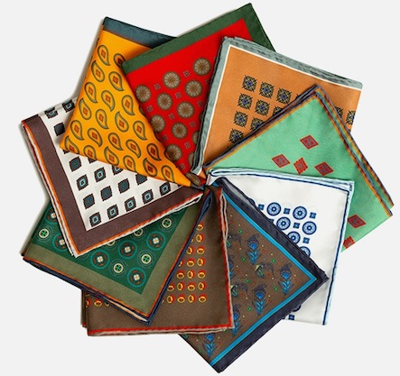 Custom Made Silk Pocket Squares