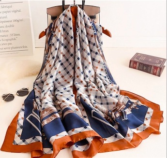 Custom Made Rectangle Silk Scarves